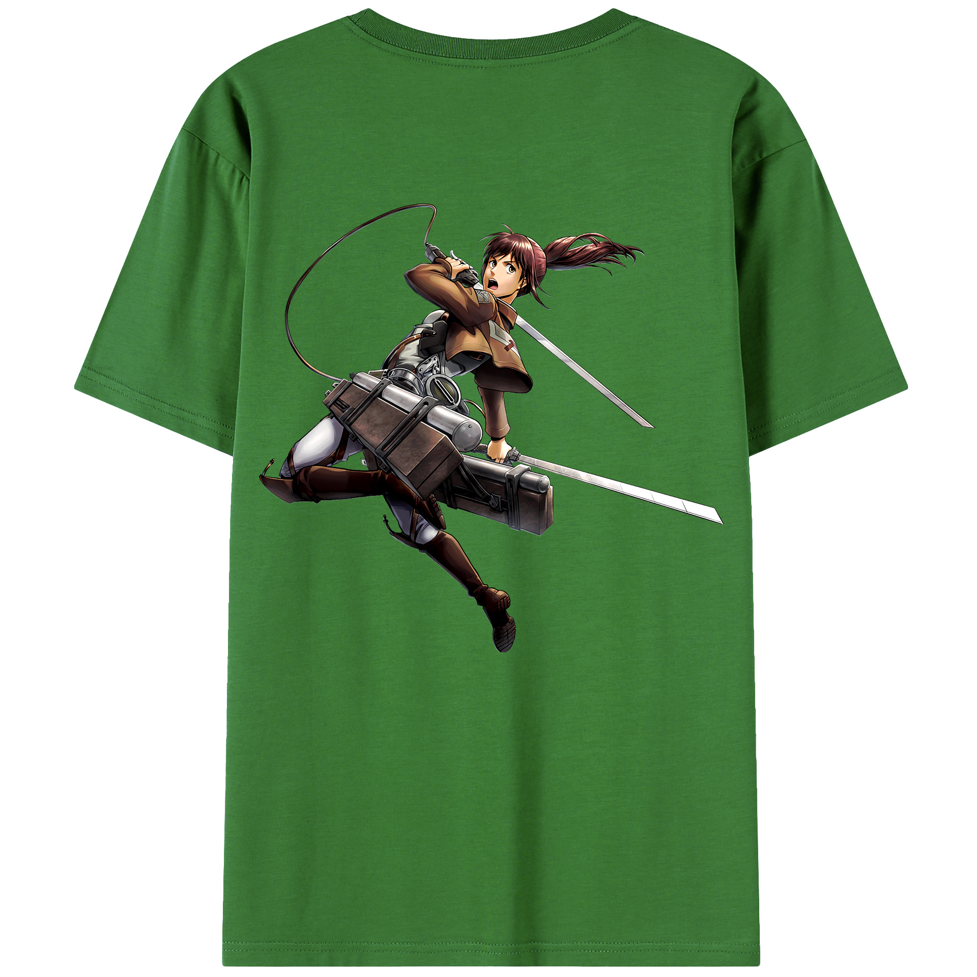 （画像用） 進撃の巨人 サシャ·ブラウス Attack on Titan Sasha Blaus レディース半袖Tシャツ(バックプリント)